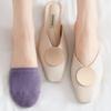 Thin Half Palm Socks Solid Color Invisible Half Socks Breathable Forefoot Socks  Summer
