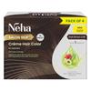 Neha Salon Skip Creme Hair Colour Dark Brown (20g+20ml X 4 Sachets) Pack Of 1 Ammonia Free Permanent Style Hair Color For Soft Shiny Hair