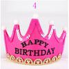 Fashion Prince Princess Kids Adult Favors Crown LED Light Birthday Hat Hair Band