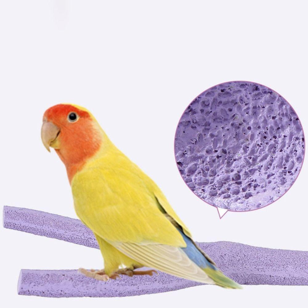 Non-slip Bird Standing Perches Stick Resin Bird Chew Rod Bird Grinding Claw Stick Budgie