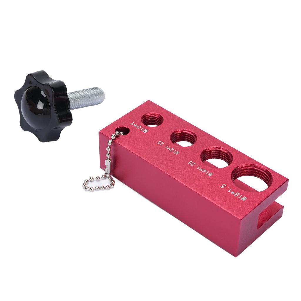 Spark Plug Gap Tool Aluminum Easy To Use Accurate for Most 10mm 12mm 14mm 16mm Spark Plugs Red