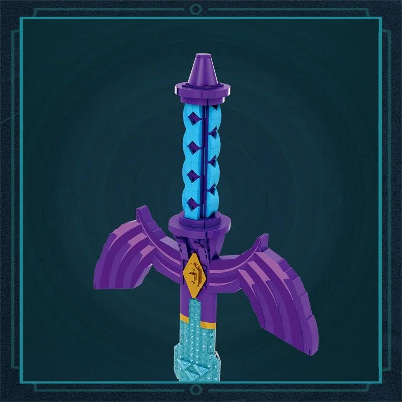 Medieval Sword MOC Building Blocks Creative Technical Assembly Kit Role Play Educational Toy Gift for Children Birthday