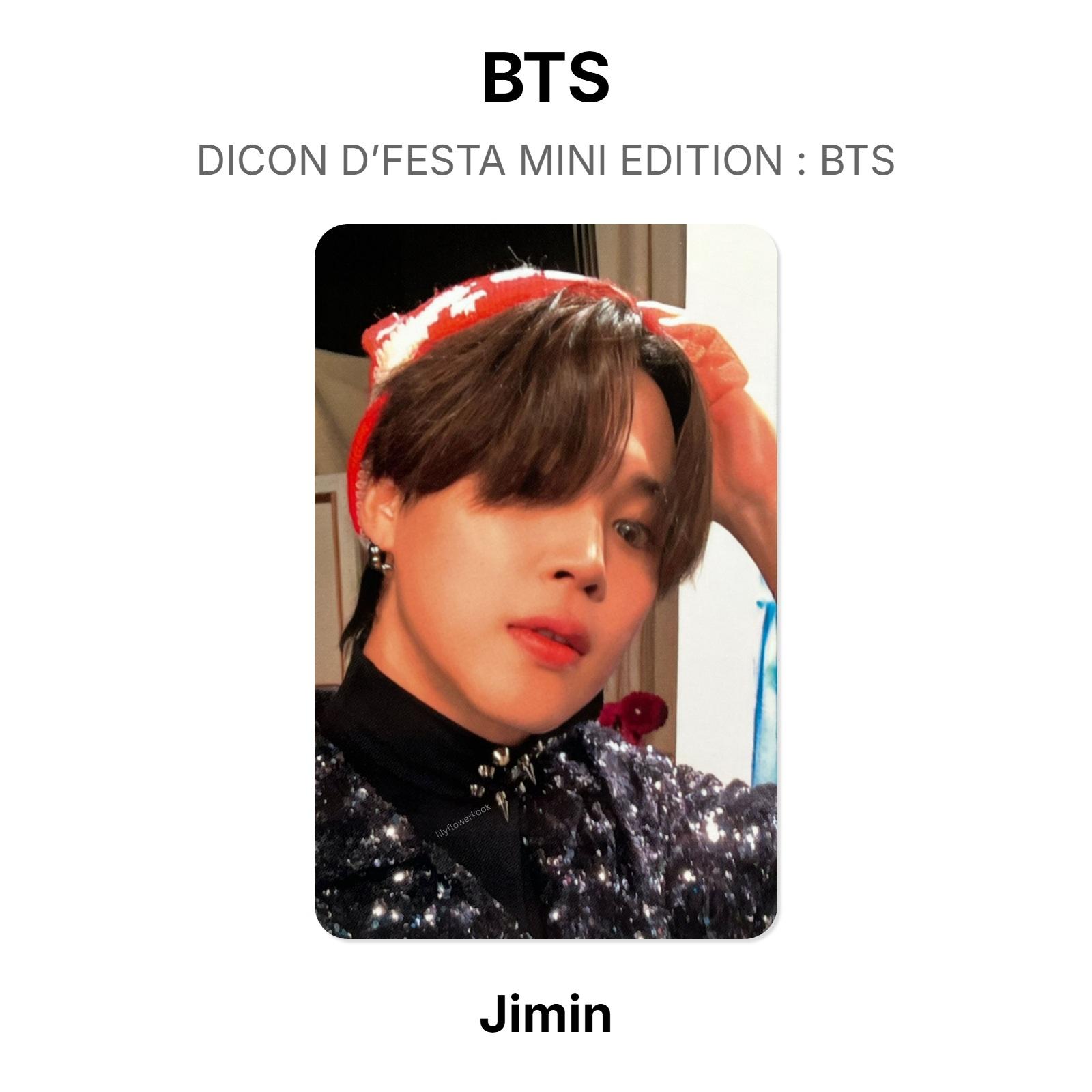 BTS DICON D’FESTA МИНИ-ИЗДАНИЕ : Официальная фотокарточка BTS Jimin 11