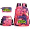Monster Concert My Singing Monsters Three-Piece Schoolbag Backpack Large Capacity Student Schoolbag