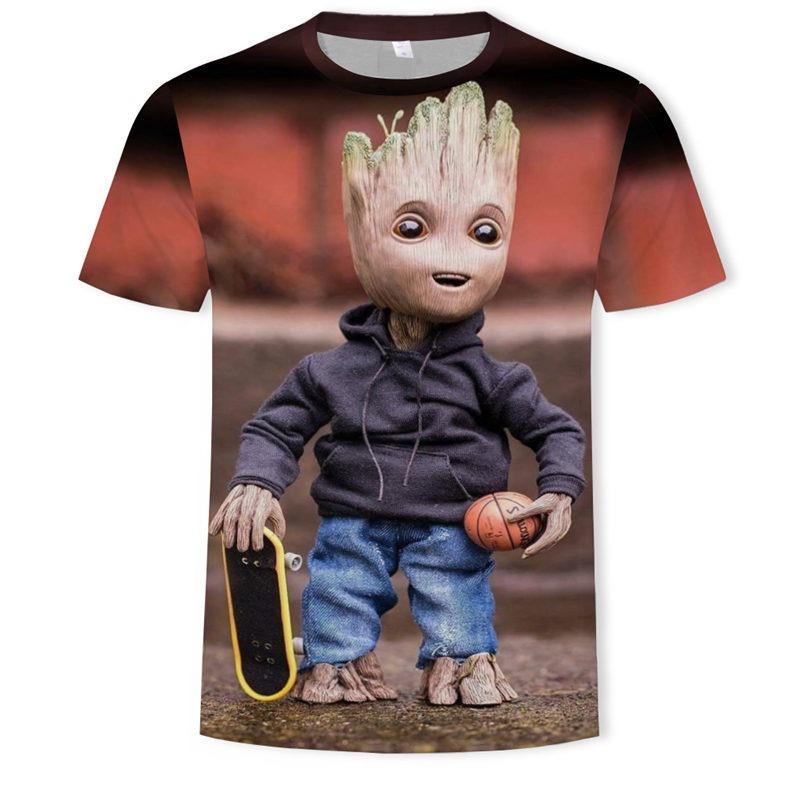 [3D Digital] Men's Novelty 3D Digital Print T-Shirt | Breathable Polyester | Casual | Machine Washable