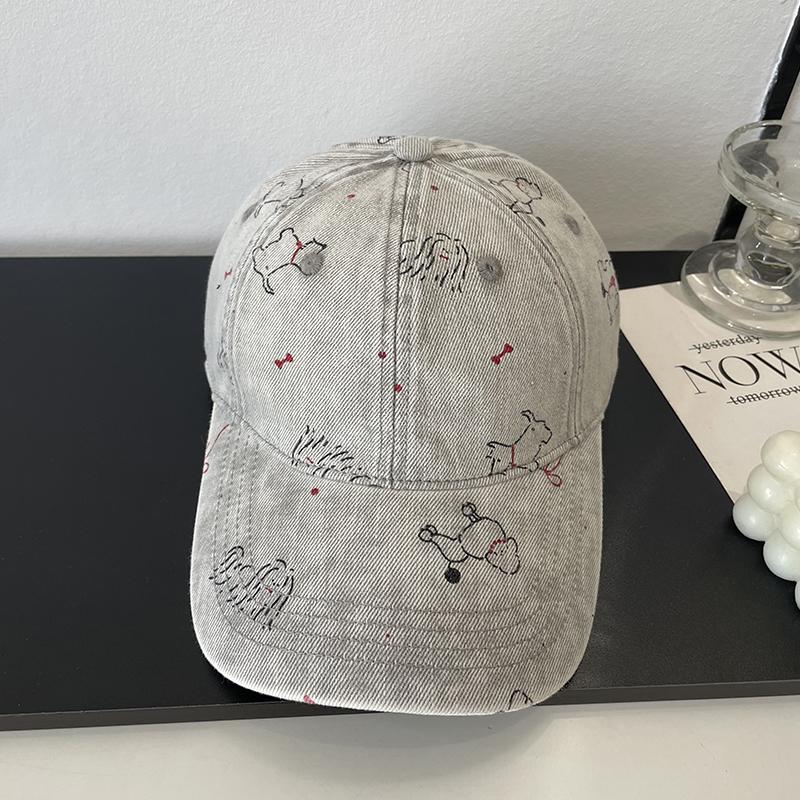 2025 New Cartoon Baseball Cap Retro Women Spring and Summer Fashion Casual Cute Versatile Quality Trend Beret Cap