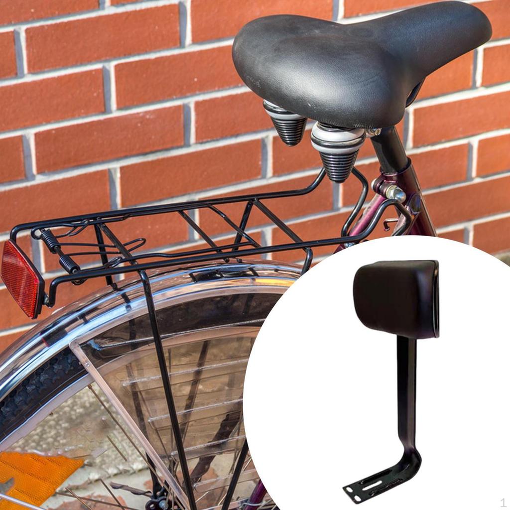 Bike Backrest Back Rest Ergonomic Easy to Install Practical Cushion Bicycle for Travel