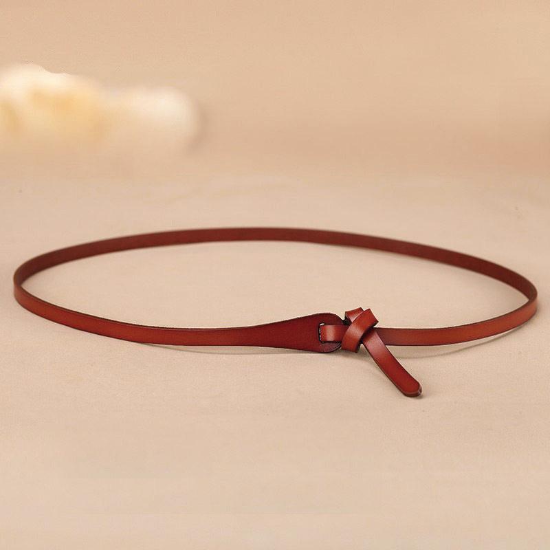 Slim Belt Casual Women's Belt Simple Women's Belt Fashionable and Versatile Dress Belt