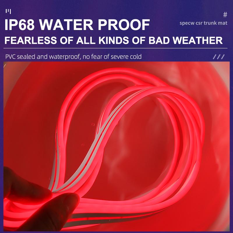 LED Daytime Running Light Universal Car Front Hood Decorative Lights DRL With Start Scan Dynamic Stream Auto Headlight Strip