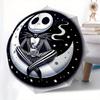 The Nightmare Before Christmas Themed Automatic Opening and Closing Folding Umbrella, Reinforced 8 Ribs, Compact Travel Design, Fashionable