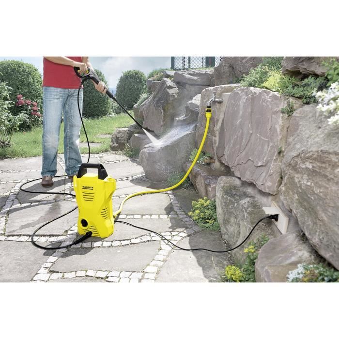 Karcher nettoyeur haute pression k2 basic home - pression max 110 bar - débit max 360 l/h - 1400 w - jaune et noir