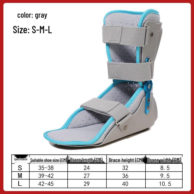 Adjustable Foot Drop and Ankle Rehab Brace for Post-Operative Support