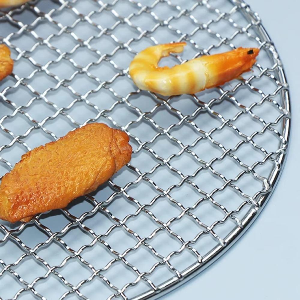 Stainless Steel Air Fryer Rack Stackable BBQ Net Home Kitchen Oven Steamer Cooker