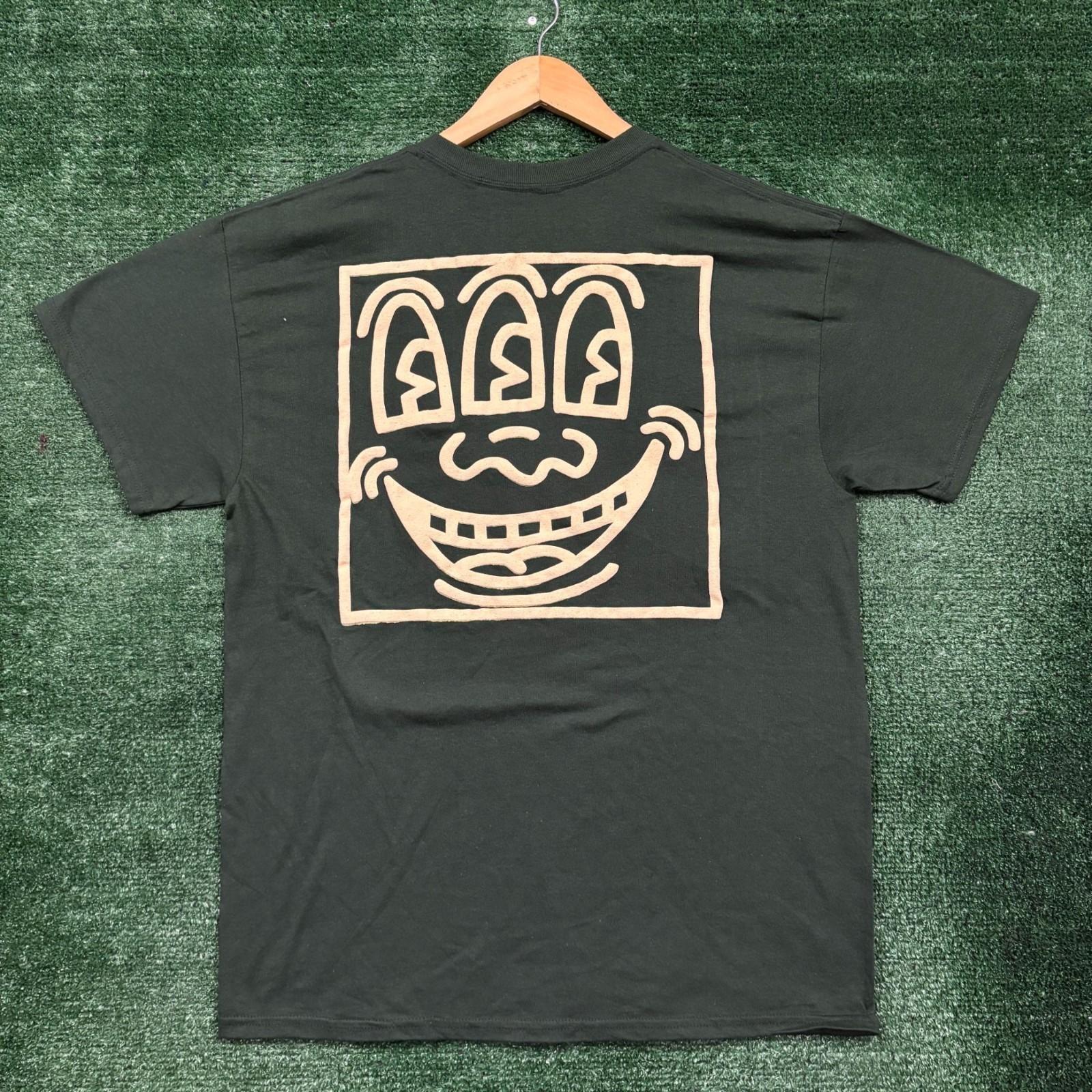 Keith Haring Three-Eyes Artwork T-Shirt Size Large M