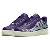 New Nike Air Force 1 Low '07 Qs Purple Skeleton Halloween 2021 CU8067-500
