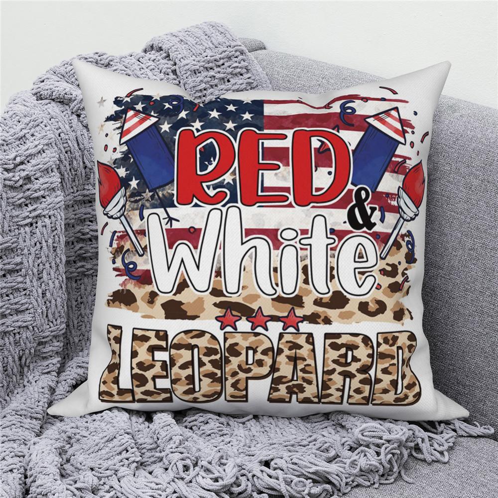 

Чехол для подушки для домашнего декора, диванная декоративная подушка с американским звездным флагом 40x40cm