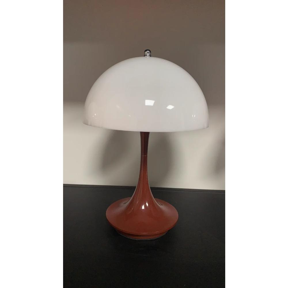 Lampă de masă mică, nordică, retro, de lux daneză, lampă de noptieră pentru dormitor, reîncărcabilă, decorare pentru studiu, lampă de atmosferă pentru sufragerie Mushr