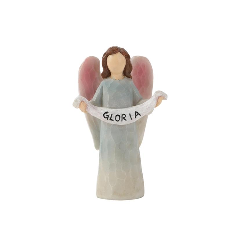 Christmas Nativity Figurines Holy Family Figure with Donkey Nativity Figure,Table Ornament Religious Christmas Decors