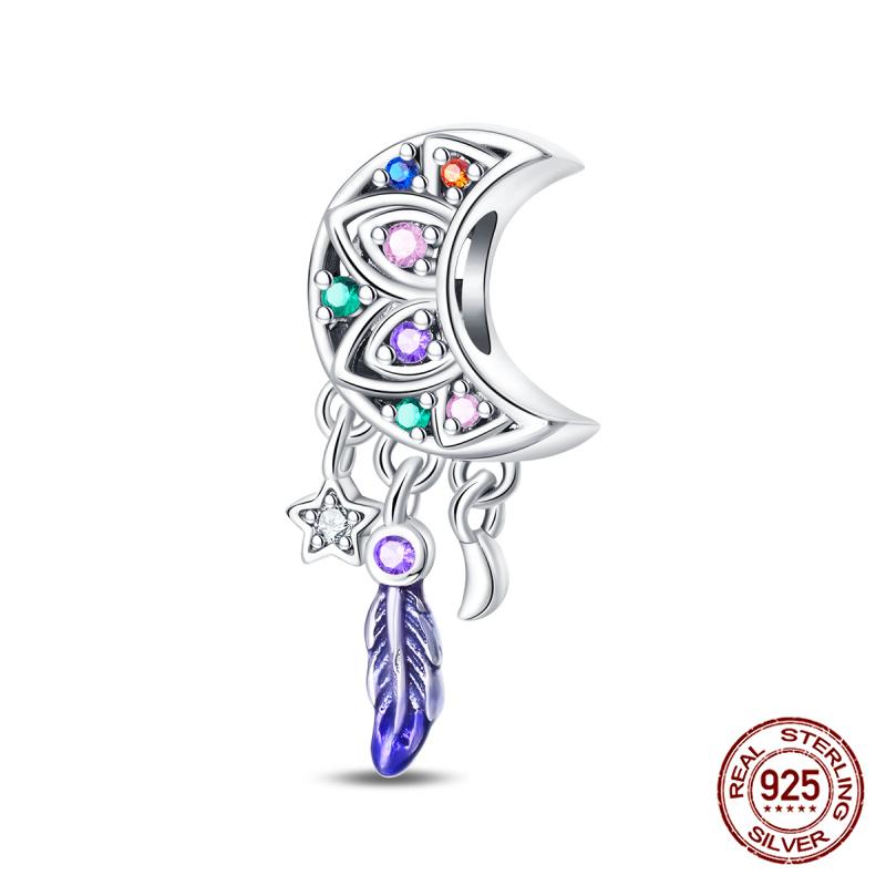 Compatible With Charm Bead Charms Ideal For Authentic Bracelets 100 copper Blue Dream Catcher Beaded Do It Yourself Jewellery Making Womens Gifts