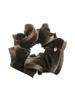 VINGTAINE Velvet Voluminous Frill Elegant and Sophisticated Hair Accessory for Scrunchie, Women's Fall/Winter, HS-130-BR