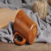 280ml Coffee Mug Large Capacity Japanese Style Tea Cup Natural Jujube Wood Beer Milk Tea Water Cup With Handle Bar Drinkware
