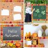 Bulletin Board Border 32.8ft Thanksgiving Leaf Border Trim Wall Sticker for Classroom Whiteboards Chalkboard Decoration