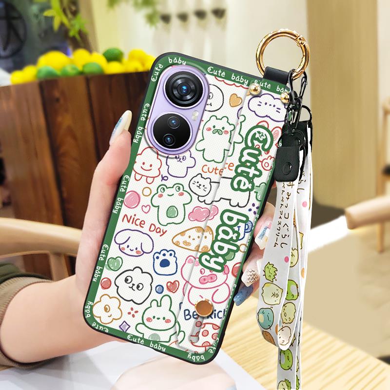 Soft case Wristband Phone Case For Blackview A200 Pro Phone Holder Anti-knock Protective Dirt-resistant Cute Shockproof