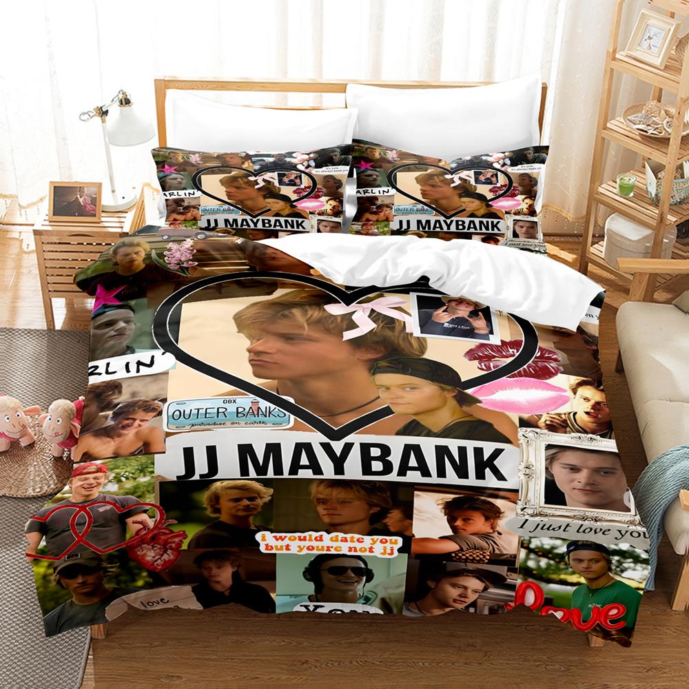 JJ-Maybank Bettwäschesets Bettbezug-Set Fotocollage Weich Hautfreundlich King-Size Heimdeko Promi-Merchandise Bettwäsche