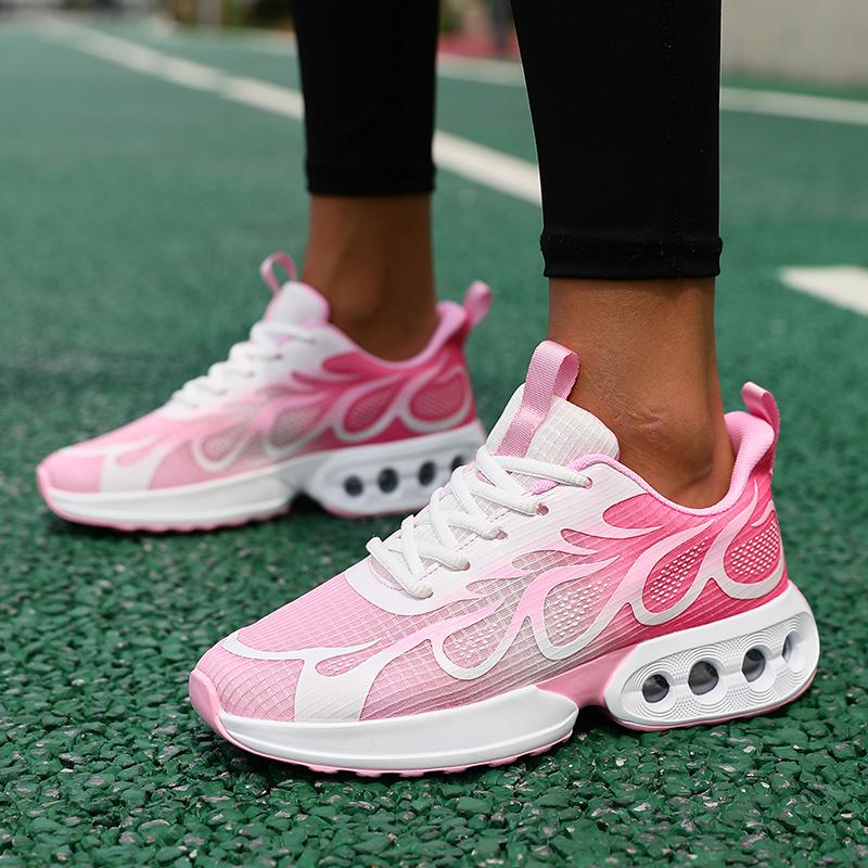Women Air Cushion Running Shoes High Quality Women Sneakers Versatile Mesh Breathable Walking Shoes Tennis Sport Shoes