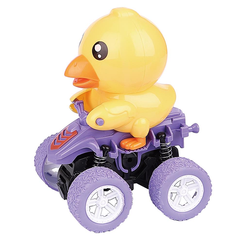 Children's Cartoon Animal Inertial Toy Cars - Chick & Duck