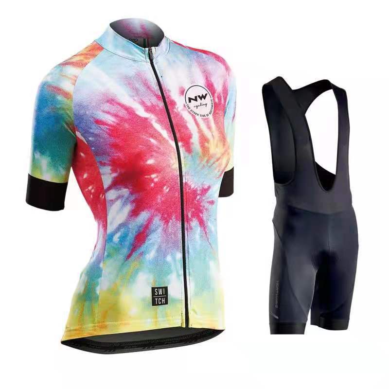 2026 Breathable Cycling Clothing Set Cycling Uniform Short Sleeve Set Summer Women's Mountain Road Cycling Suit: Sweat Absorption and Breathability