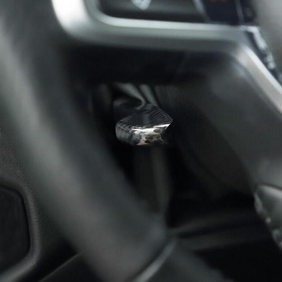 For -2024 Dodge RAM 1500 Carbon Car Steering Wheel Adjust Switch Cover Trim