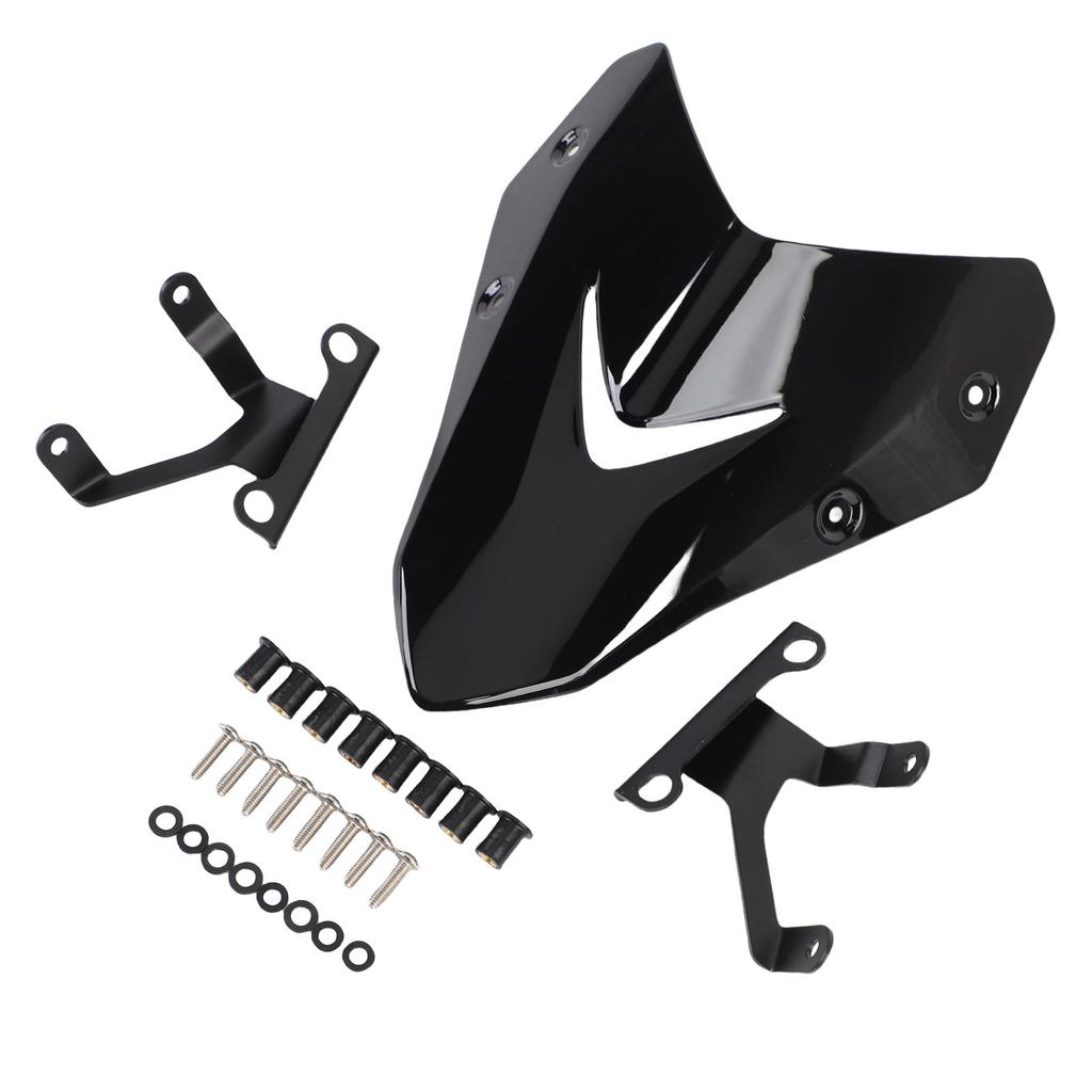 Motorcycle Wind Screen Spoiler High Strength Motorcycle Windscreen Sports Visor with Mounting Bracket Replacement for