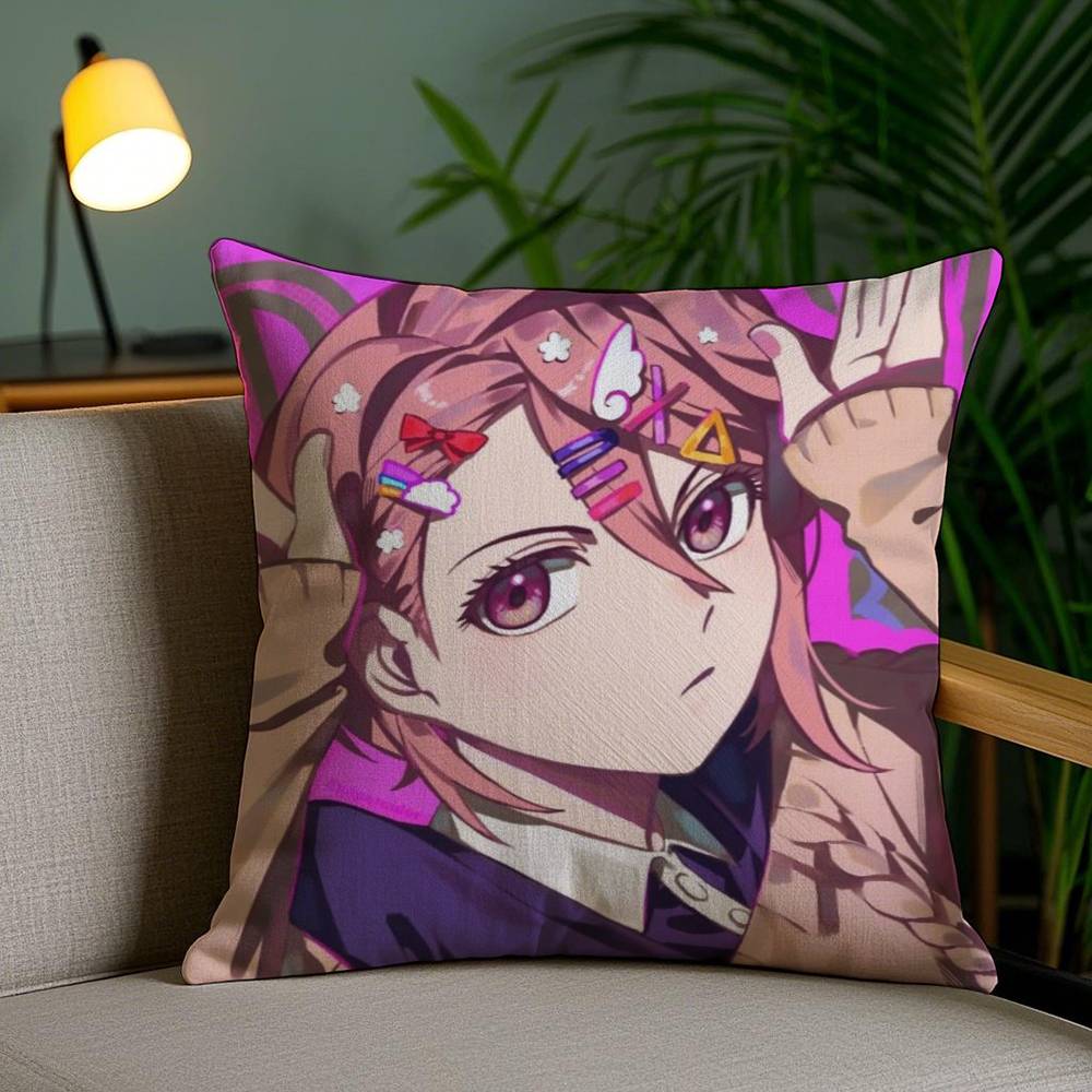 Anime D-Dandadan Cute Pillow Case Plush Fabric Soft Pillowcase Double Sided Print Sofa Cushion Cover Throw