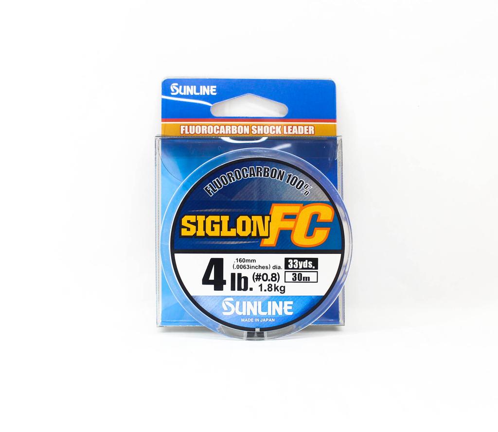 Sunline Fluorocarbon Leader Siglon FC 100% 30m 4lb Diameter 0.16mm (8135)