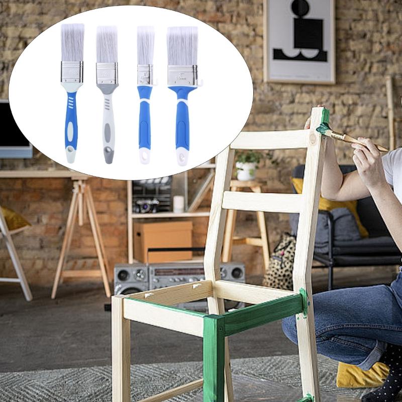 Paint Brush with Plastic Handle High Elasticity Pointed Wire For Painting, Dusting, Cleaning, Scribbling Widely Used