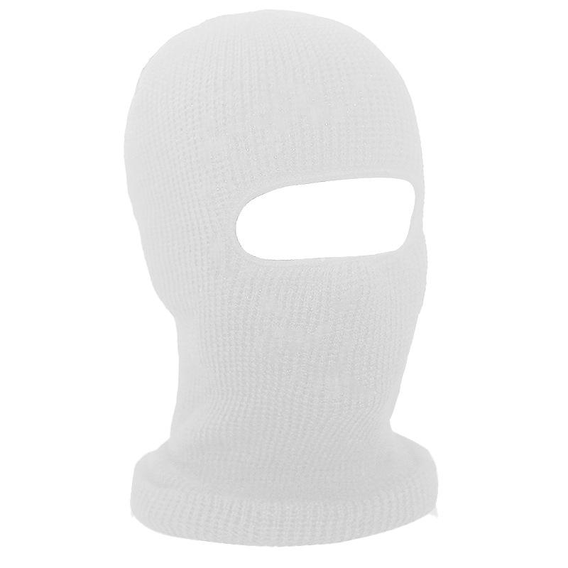 Herren Winter Ski- & Radsport Wollstrick Gesichtsmaske - Drei-Loch-Design