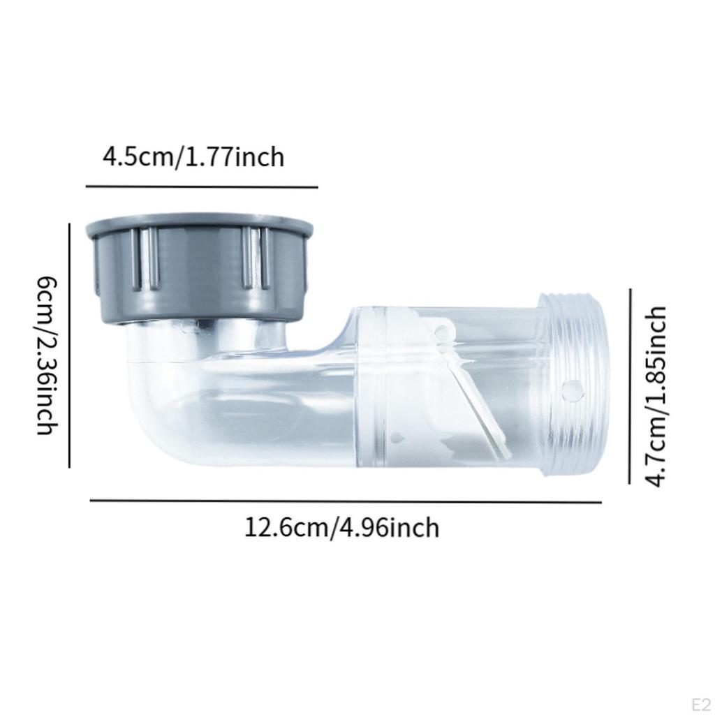 Conductă de scurgere chiuvetă transparentă Drenaj lavoar pentru purificator de apă mașină de spălat vase