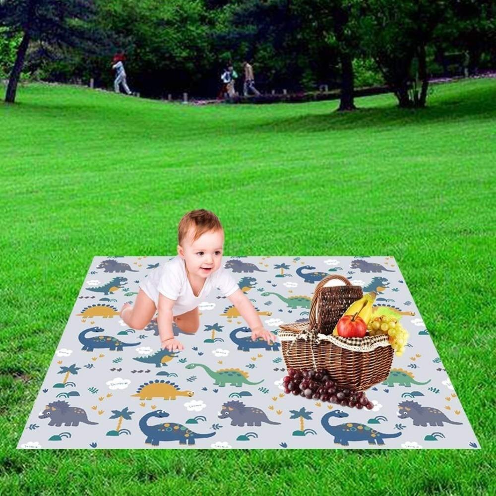 Portable Non-Slip Mat Large Size Children's Play Mat Waterproof Floor Mat Baby Feeding Time