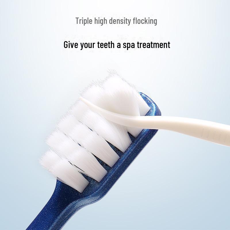 Doctor White Ultra Soft Toothbrush 10,000 Bristles for Sensitive Gums, Unisex Large Hole Design