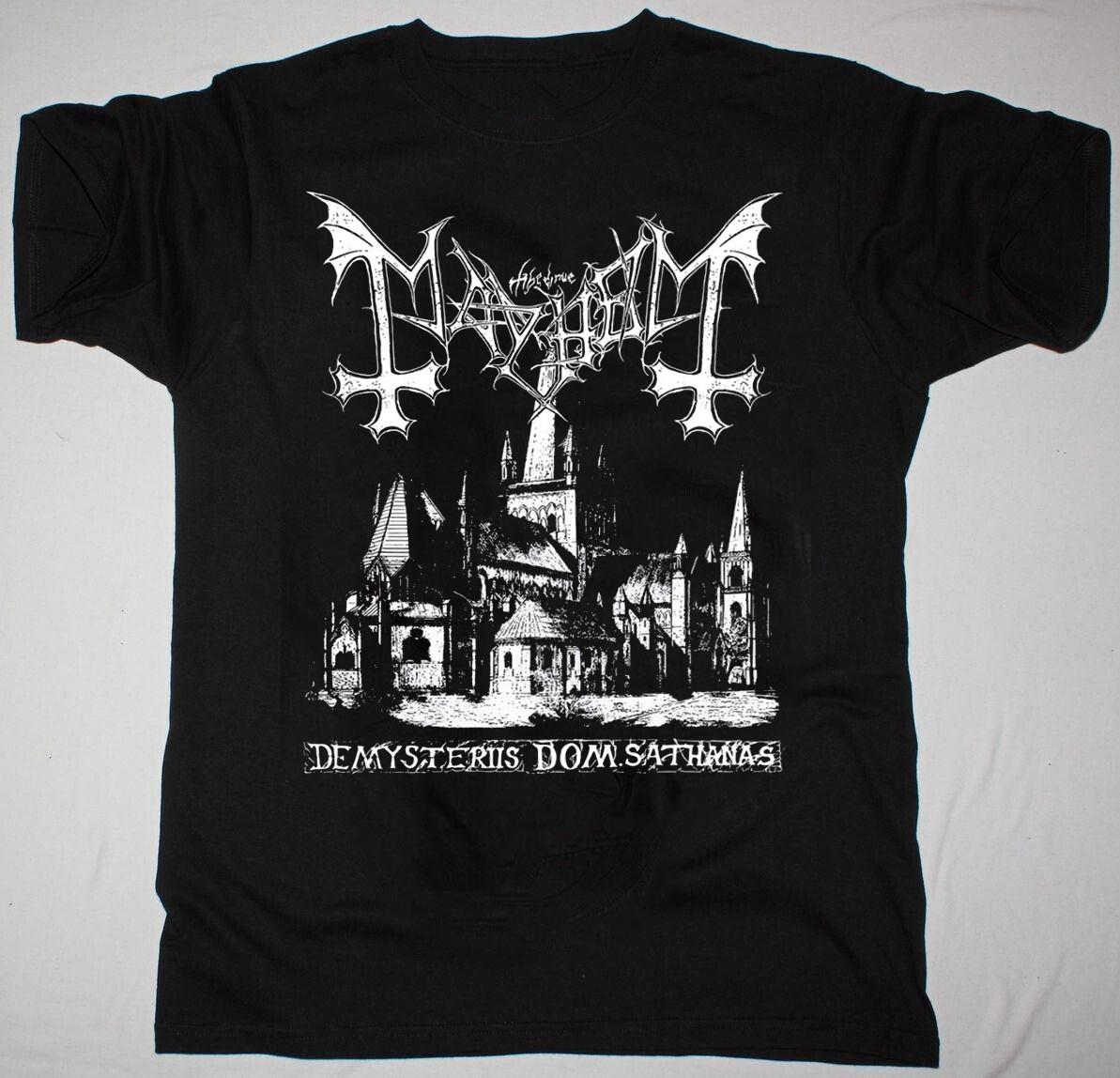 Rare Mayhem Band Album Gift For Fans Black S2345XL Unisex T-shirt S