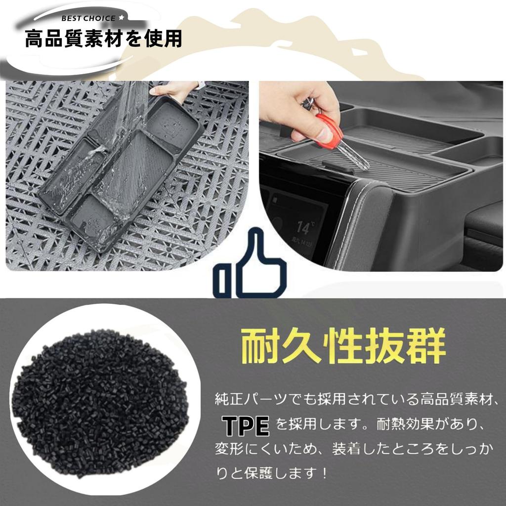 DodoxDIY Compatible with the New Alphard 40 Series and Vellfire 40 Series Navigation Console Storage Custom and Exclusive Interior Accessories