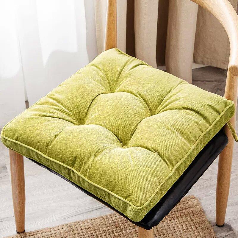Corduroy Chair Cushion, Thickened Dining Chair Cushion, Square Cushion, Round Cushion, Tatami Mat Cushion