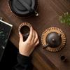 8/10/13/16cm Bristle Tea Coaster Covered Round Brown Teapot Mat Anti-scalding Coaster Warmer Mat Tea Ceremony Accessories