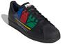 Adidas Superstar Pure 'Colorful Trefoil - Core Black' FU9518