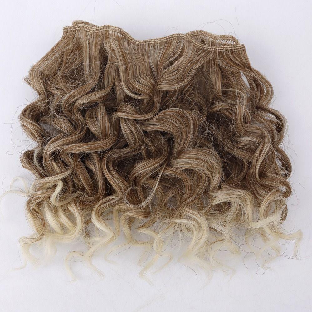Hochtemperatur-Draht BJD-Puppe Lockiges Haar Imitation Locken Puppenhaar BJD-Perücke DIY DIY-Sachen
