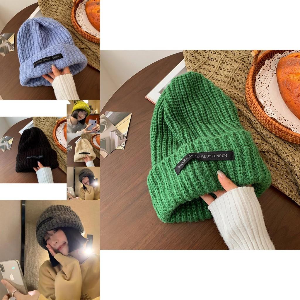 Elegant Cozy Winter Knit Hat For Women Warm Loose-fit Beanie In Trendy Colors