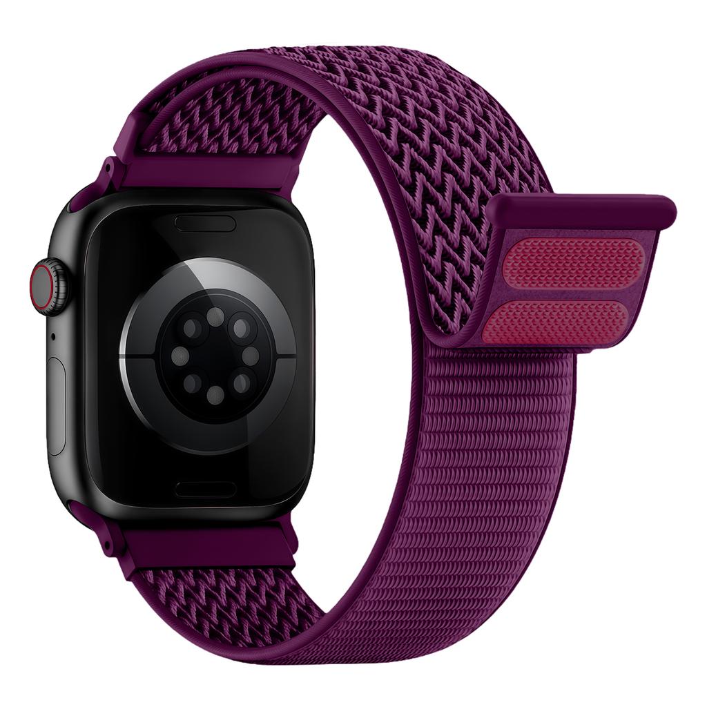 Nylon Loop Strap for Apple watch band 44mm 40mm 41mm 42mm 46mm 49mm Elastic correa bracelet iWatch series 11 10 9 8 se Ultra 3 2