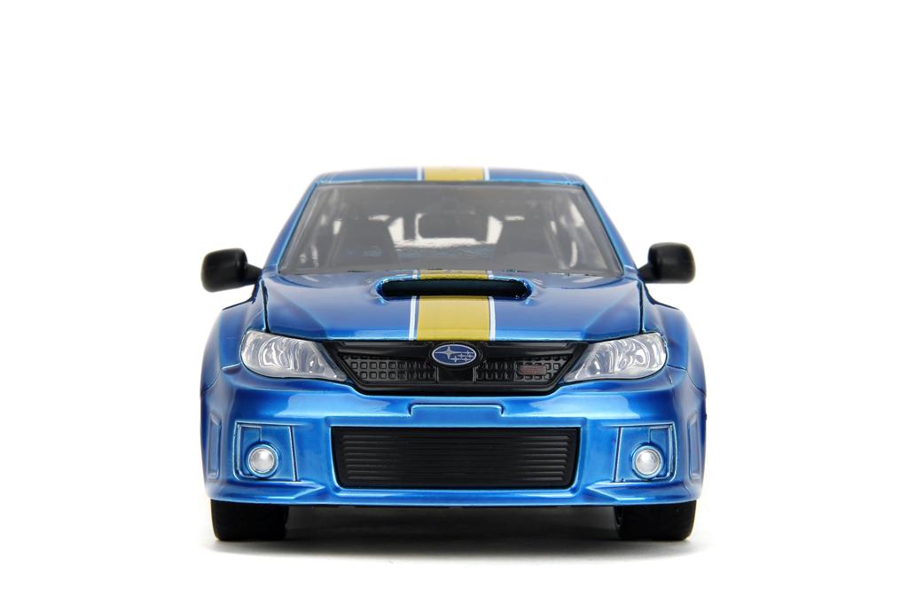 Sonic the Hedgehog 2012 Subaru Impreza WRX STI Druckgussauto Sonic Figur Spielzeug für Kinder und Erwachsene 124 &