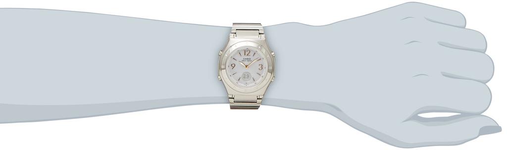Casio Wave Ceptor Solar Watch Silver Radio-Controlled LWA-M141D-7AJF Women's